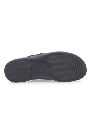 Anthrazitfarbener Slipper Made in Italy mit anatomischem Fußbett Fly Flot 7118