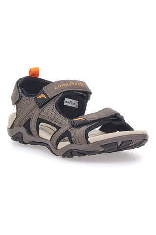 Sandali Sportivi Marroni con Velcro GOODYEAR GY31048