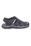 Braune Sportsandalen mit verstellbaren Riemen Johes Land CNSS25T1