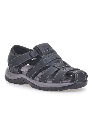 Braune Sportsandalen mit verstellbaren Riemen Johes Land CNSS25T1