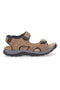 Braune Sportsandalen mit verstellbaren Riemen Johes Land CNSS25T14