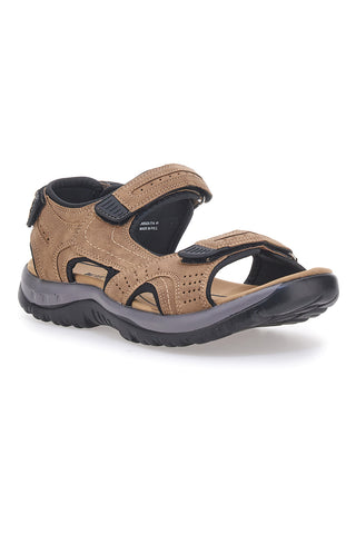 Braune Sportsandalen mit verstellbaren Riemen Johes Land CNSS25T14