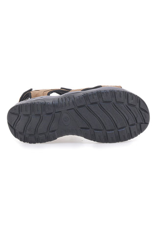 Braune Sportsandalen mit verstellbaren Riemen Johes Land CNSS25T14