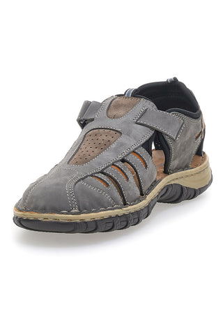 Sandali Grigi in Vera Pelle Pittarello Eco 3004