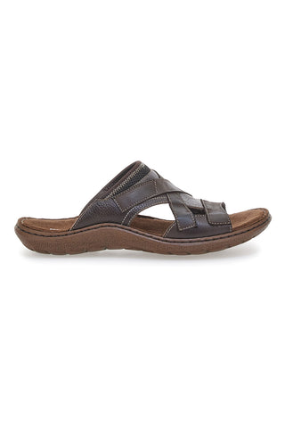 Braune Sandalen mit breitem Band Pittarello Eco 3512