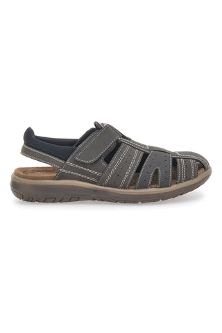 Fly Dynamic FD29 Graue Sandalen mit geschlossenem Klettverschluss