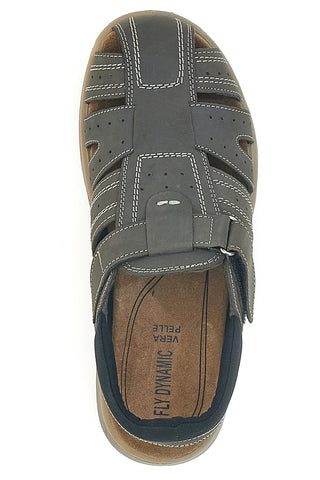 Fly Dynamic FD29 Graue Sandalen mit geschlossenem Klettverschluss