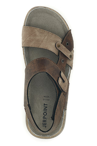 Braune Sandalen mit Ledereinlegesohle Jerpoint 8018580PSSK