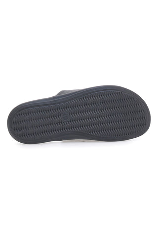 Schwarze Lederpantoffeln Made in Italy JERPOINT 8113