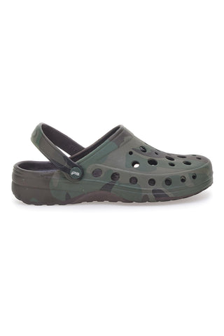 Woz 3 Herren-Clogs, leicht, bequem, Armeegrün