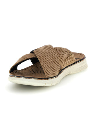 Sandali beige e marrone a fasce incrociate Bugatti 315A328614695310