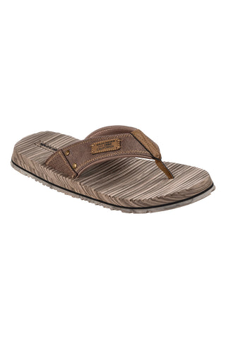 Braune Flip-Flops mit Stoffband Skechers Quill Sea Side