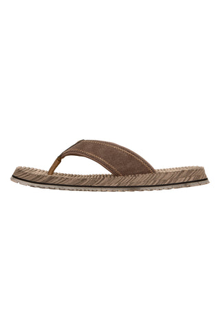 Braune Flip-Flops mit Stoffband Skechers Quill Sea Side