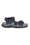 Blaue Sandalen mit Innensohle aus echtem Leder Canguro CA1011