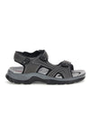 Graue Sandalen mit Innensohle aus echtem Leder Canguro CA1011