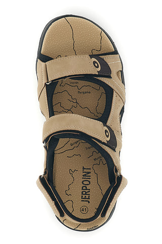 Beige verstellbare Riemen Sandalen Jerpoint MK5103