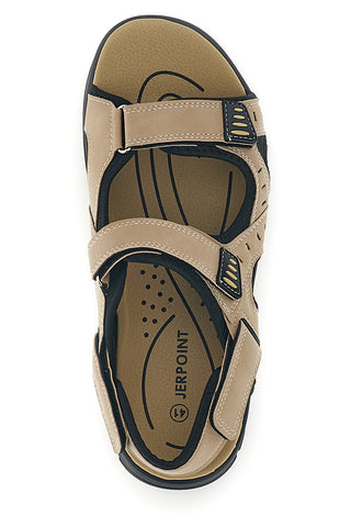 Beige verstellbare Riemchensandalen Jerpoint MR3105