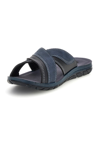 Ciabatte blu con fasce incrociate Inblu 14 VT