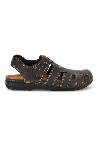 Braune Sandalen mit geschlossener Zehe Inblu 3522