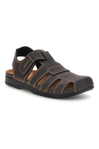 Braune Sandalen mit geschlossener Zehe Inblu 3522