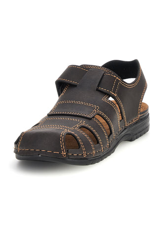 Braune Sandalen mit geschlossener Zehe Inblu 3522