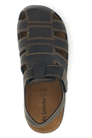 Braune Sandalen mit geschlossener Zehe Inblu 3522