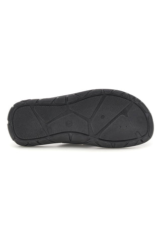 Schwarze Flip-Flops mit grauen Details Inblu 17 VT