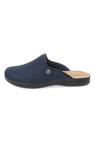 Blaue Hausschuhe mit anatomischem, rutschfestem Fußbett Fly Flot 90P70118FB