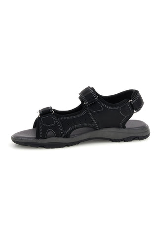 Schwarze Sandalen mit Klettverschluss Jerpoint CN6