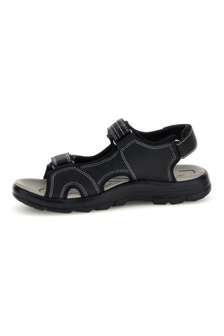 Schwarze Sandalen mit Klettverschluss Jerpoint CN20