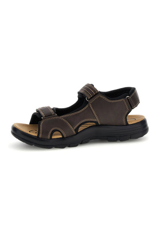 Braune Sandalen mit Klettverschluss Jerpoint CN20