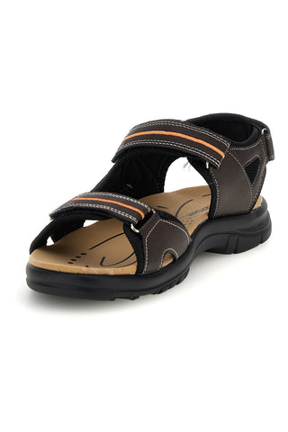 Braune Sandalen mit Klettverschluss Jerpoint CN15