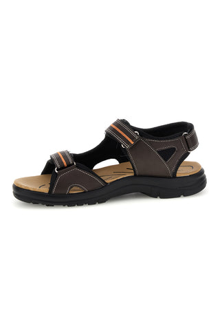 Braune Sandalen mit Klettverschluss Jerpoint CN15