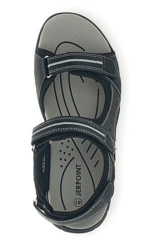 Graue Sandalen mit Klettverschluss Jerpoint CN15