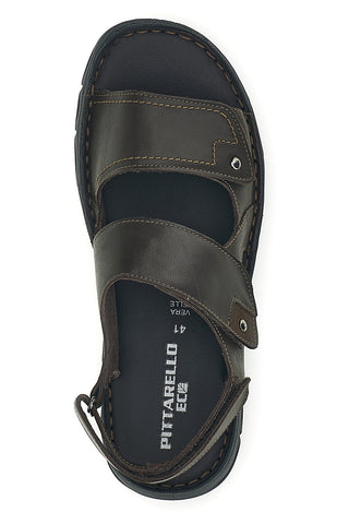 Sandali taupe con strappi regolabili Pittarello eco 2617163