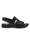 Pittarello eco schwarz Leder Sandalen 2617985