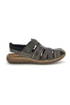 Graue Sandalen mit Klettverschluss Fly dinamic FD29