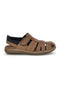 Braune Sandalen mit Klettverschluss Fly dinamic FD29