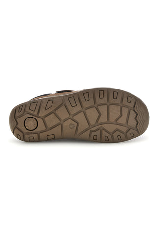 Braune Sandalen mit Klettverschluss Fly dinamic FD29