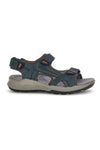 Herren Blau Leder Sandalen Fly Dinamic FD505 | Pittarello