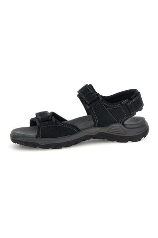 Blaue Sandalen aus echtem Leder mit Klettverschlüssen Fly dynamic FD10