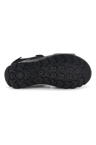 Blaue Sandalen aus echtem Leder mit Klettverschlüssen Fly dynamic FD10