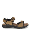Sandali taupe in vera pelle con chiusure a strappo Fly dynamic FD10