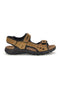 Sandalen aus echtem Leder in Taupe mit Riemenverschluss Fly dynamic FD11