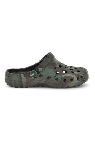Woz grün camouflage clog hausschuhe 1