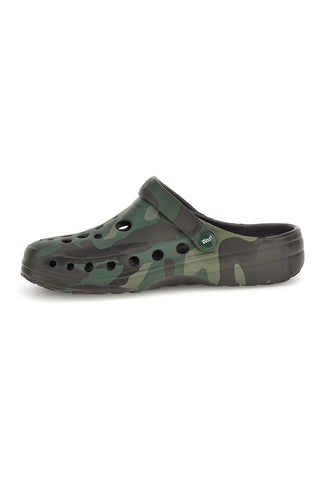 Woz grün camouflage clog hausschuhe 1