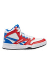 Reebok BB4500 Court Basketball-Sneaker in Weiß/Rot