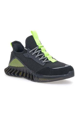 Sneakers Nere e Lime Max Dillan 01