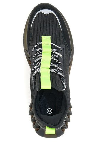Sneakers Nere e Lime Max Dillan 01