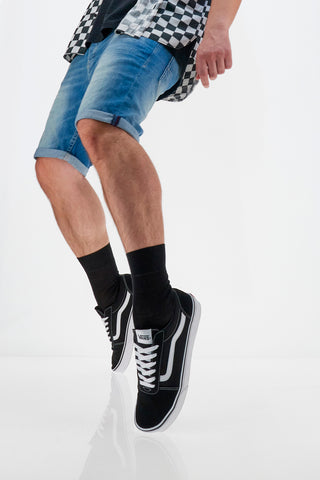 Vans Ward Weiß/Schwarze Turnschuhe